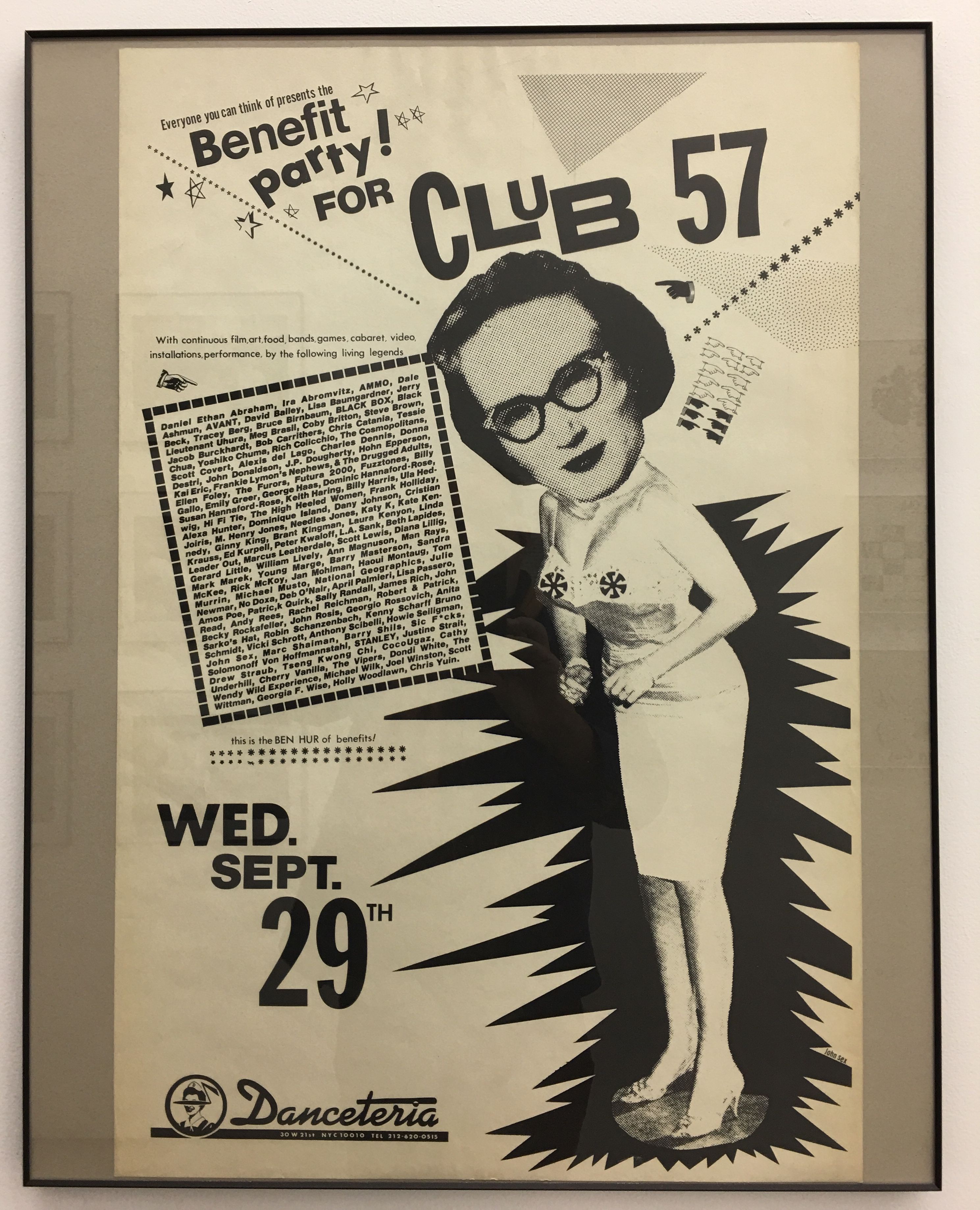 Club 57: Lost Flyers 1979-83, Club 57: Lost Flyers 1979-83 at Alden Projects, photo 2