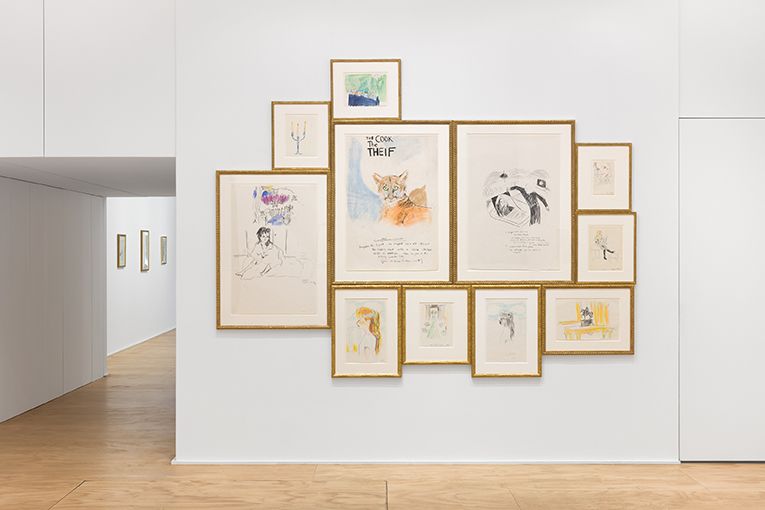 Karen Kilimnik, Early Drawings 1976 – 1998 at Eva Presenhuber, photo 3