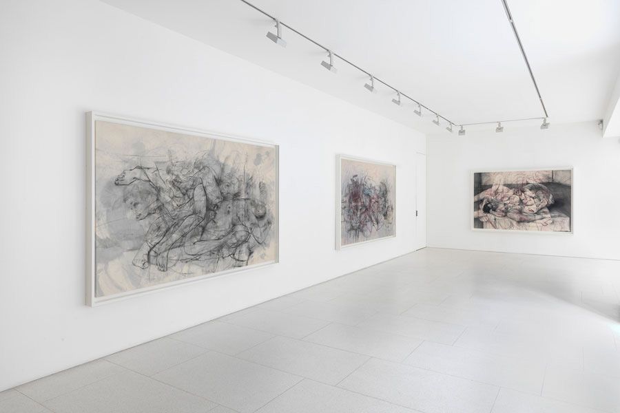 Jenny Saville, Erota at Gagosian, photo 2