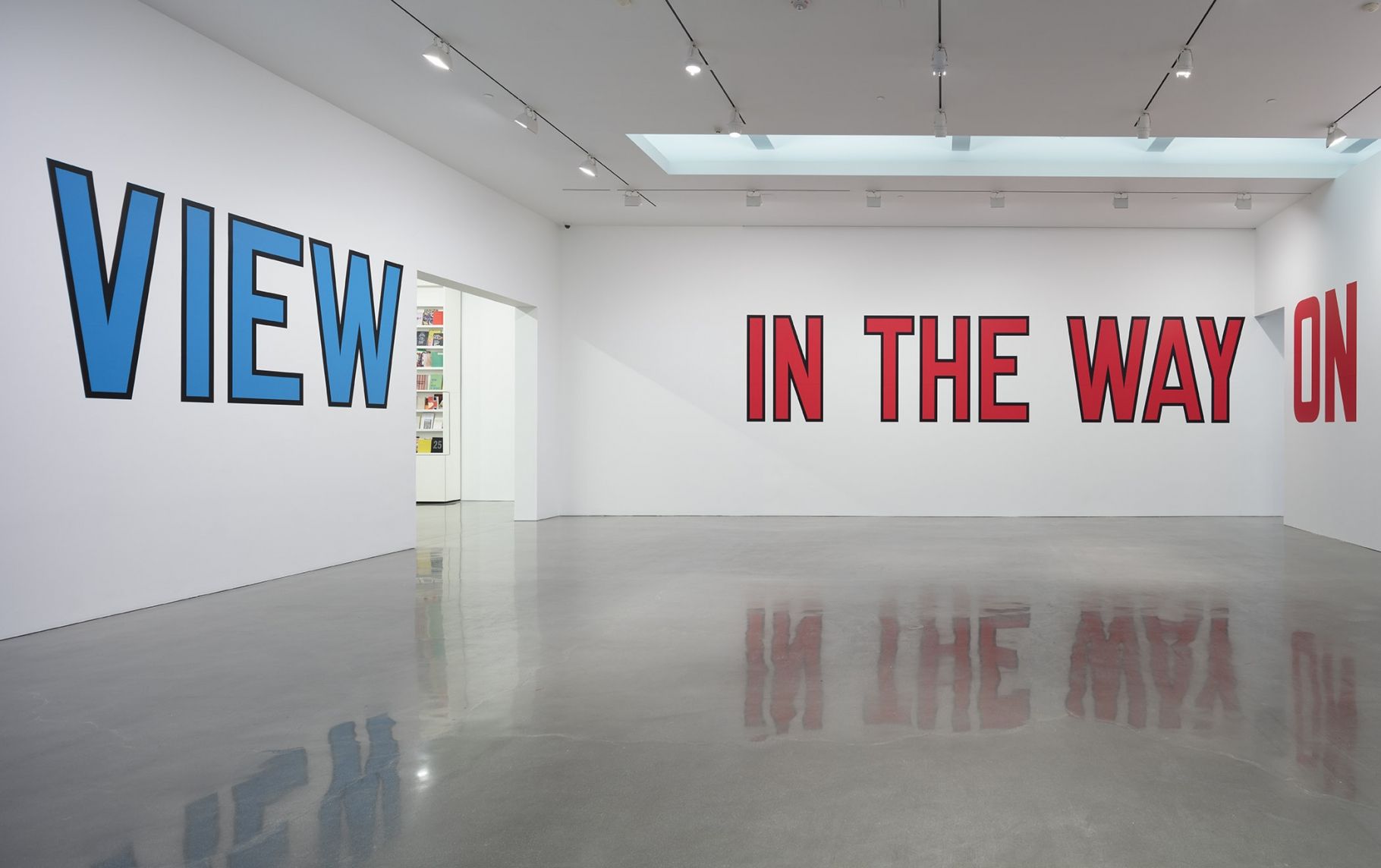 Lawrence Weiner, ON VIEW at Regen Projects, photo 2