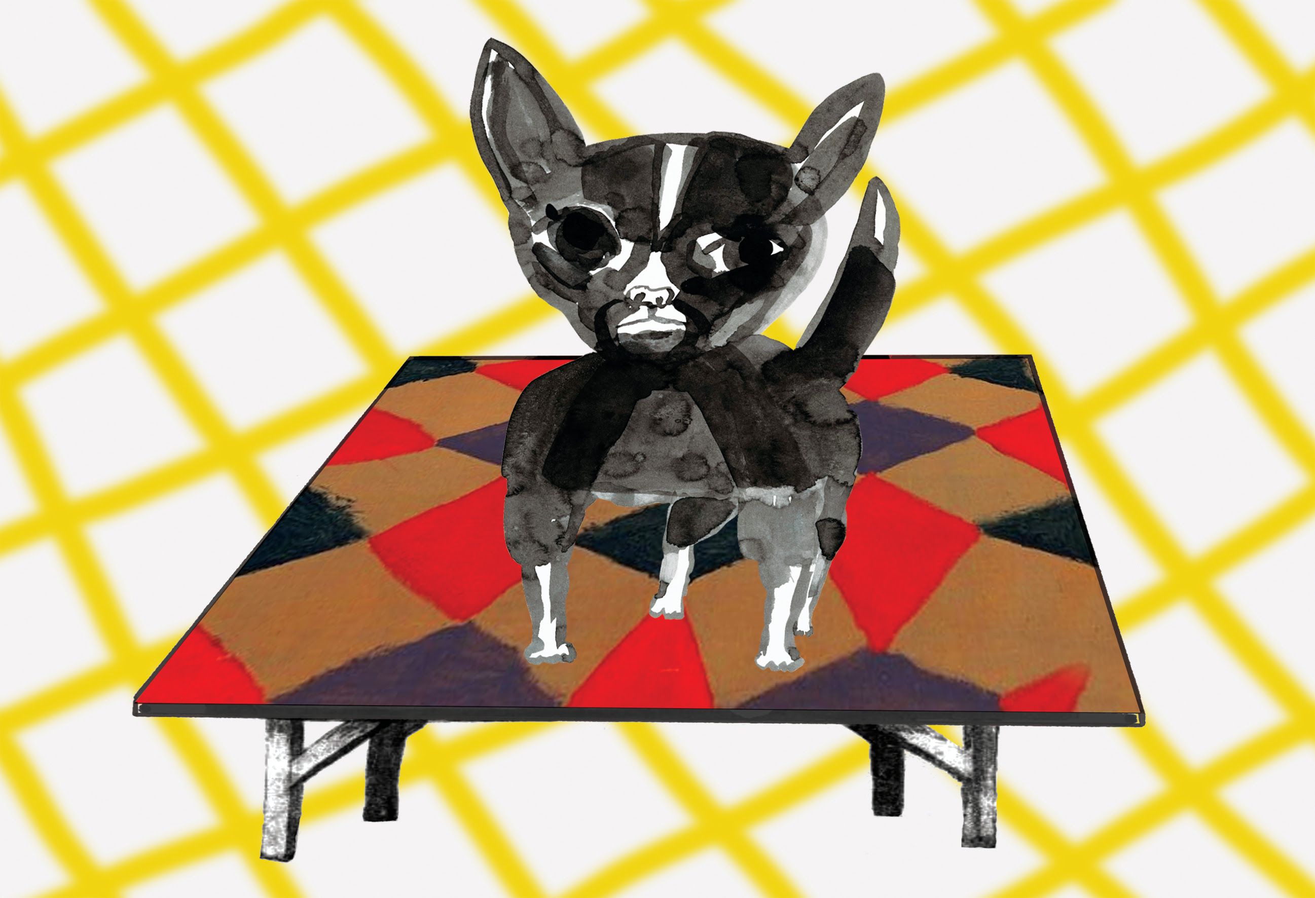 The Harlequin's Dog, The Harlequin's Dog at Chantal Crousel, photo 2