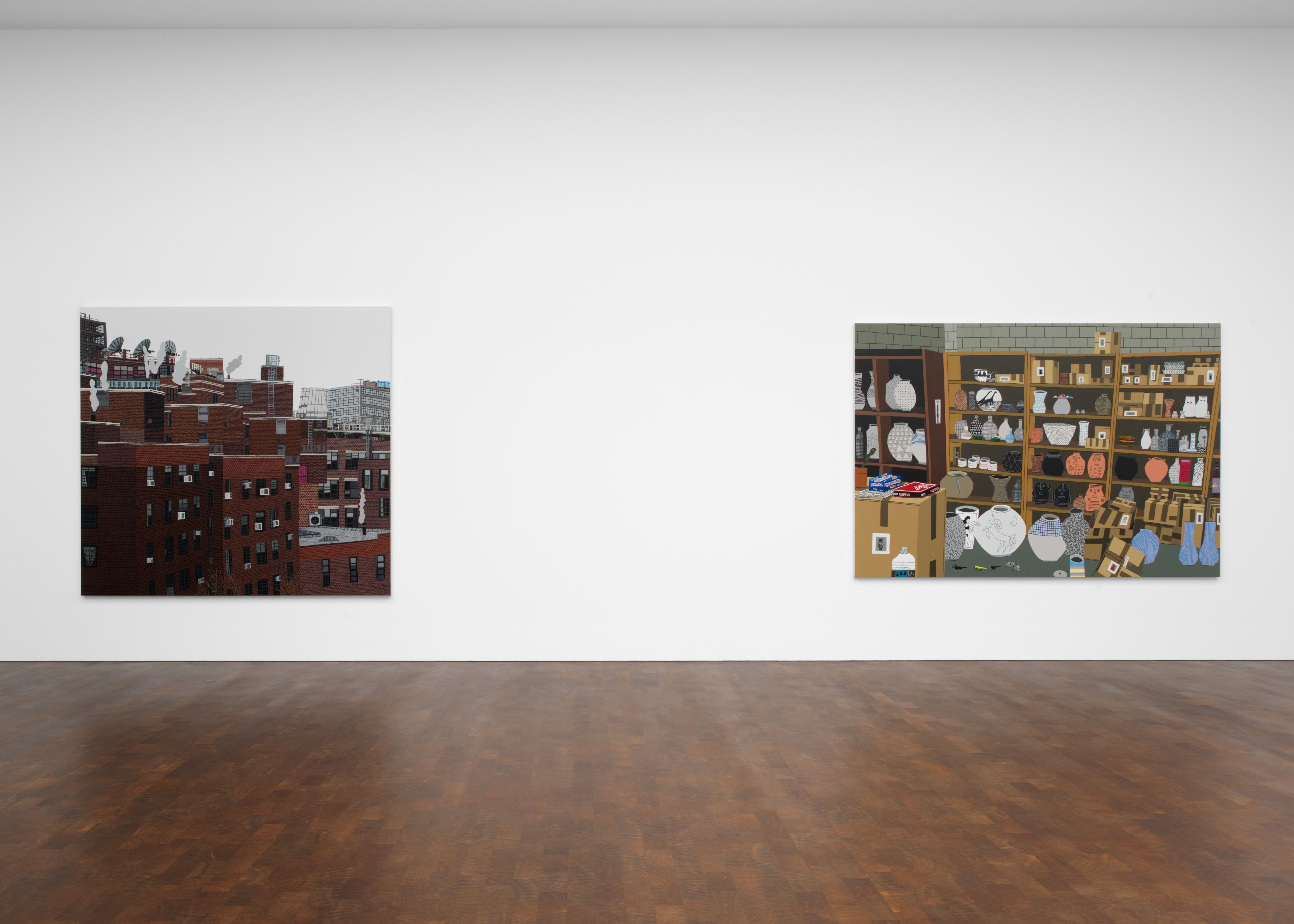 Jonas Wood, Jonas Wood at Gagosian, photo 2