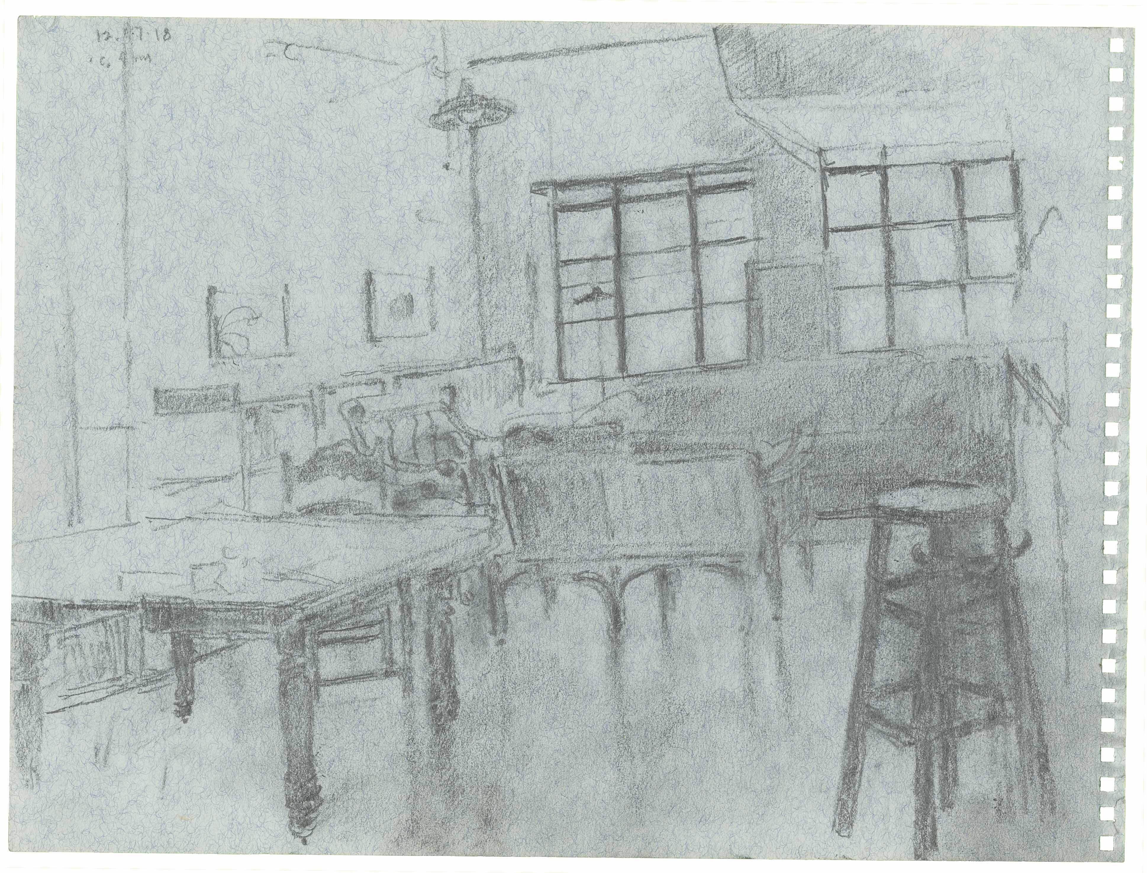 Rackstraw Downes, Drawings at Betty Cuningham, photo 3