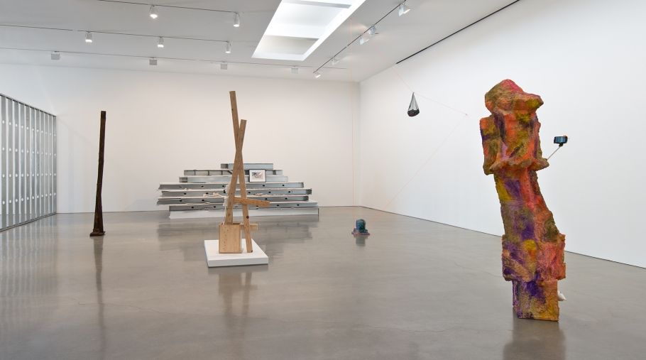 Rachel Harrison, Three Young Framers at Regen Projects, photo 5