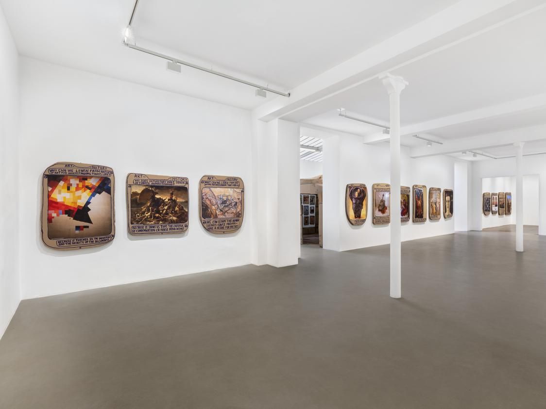 Thomas Hirschhorn, Last Chance: What Can We Learn From History of Art, for Today’s Understanding? at Chantal Crousel, photo 4