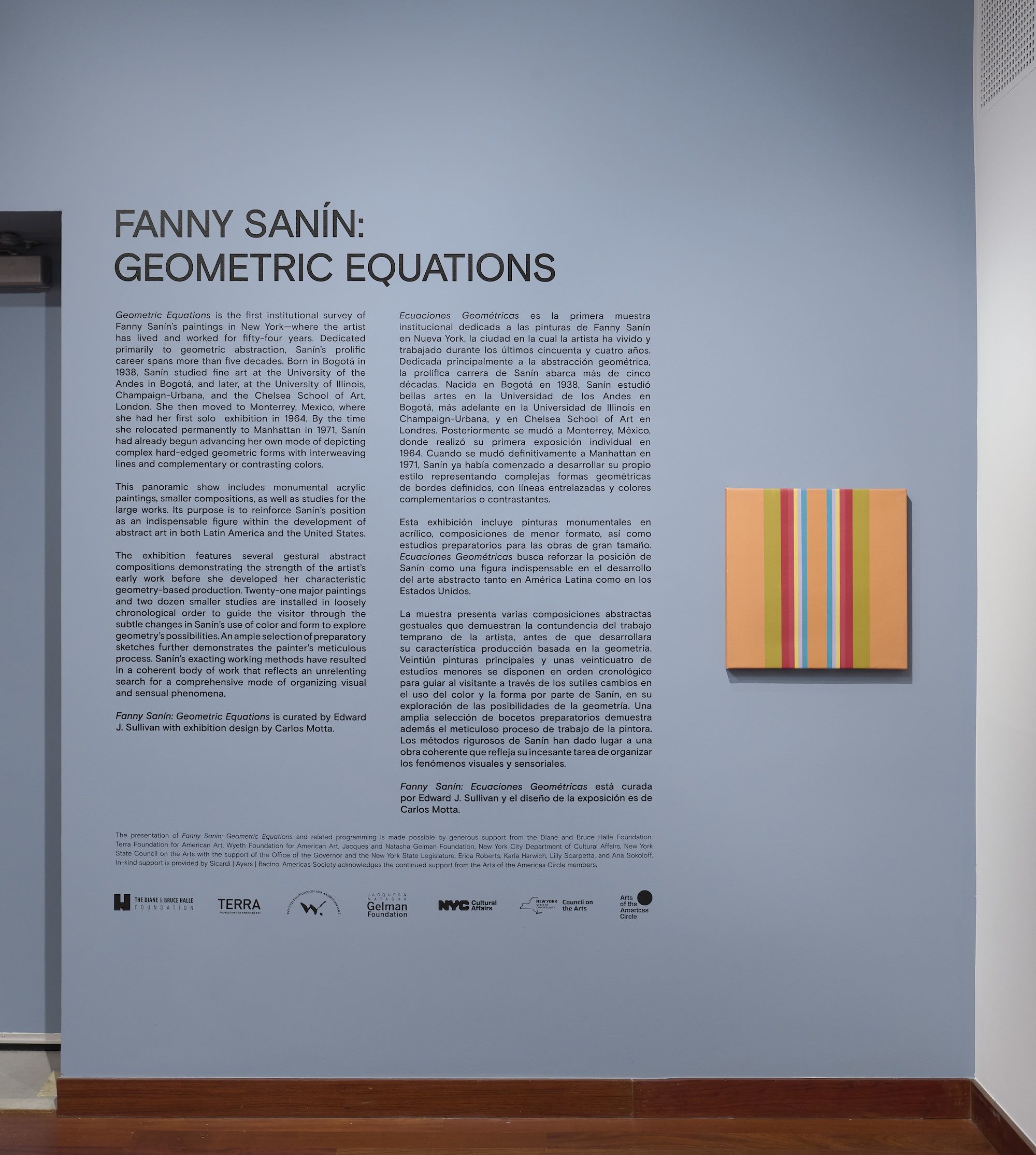 Fanny Sanín, Geometric Equations at Americas Society, photo 15