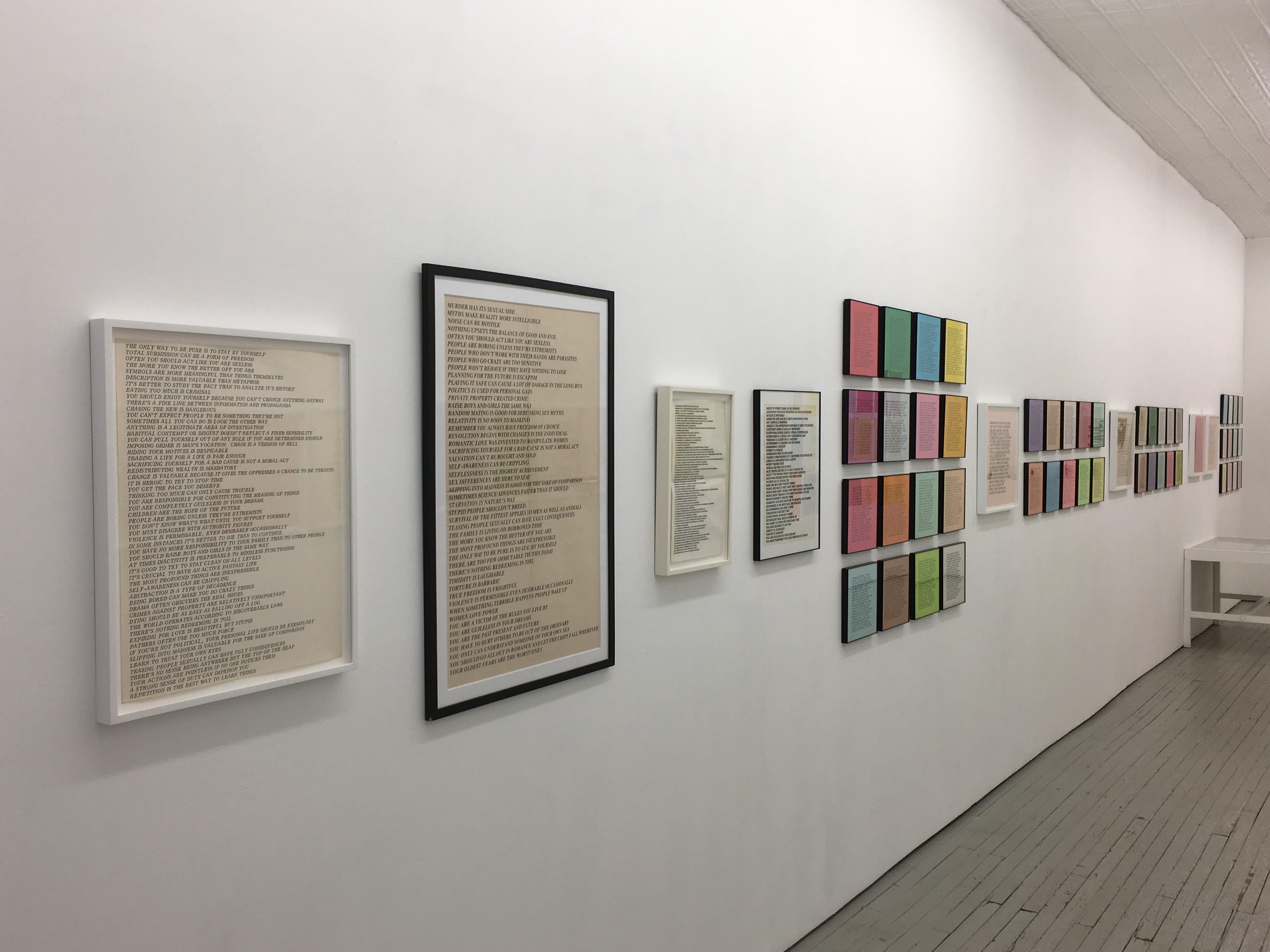Jenny Holzer, Rejoice! Our Times Are Intolerable: Street Posters, 1977-82 at Alden Projects, photo 3