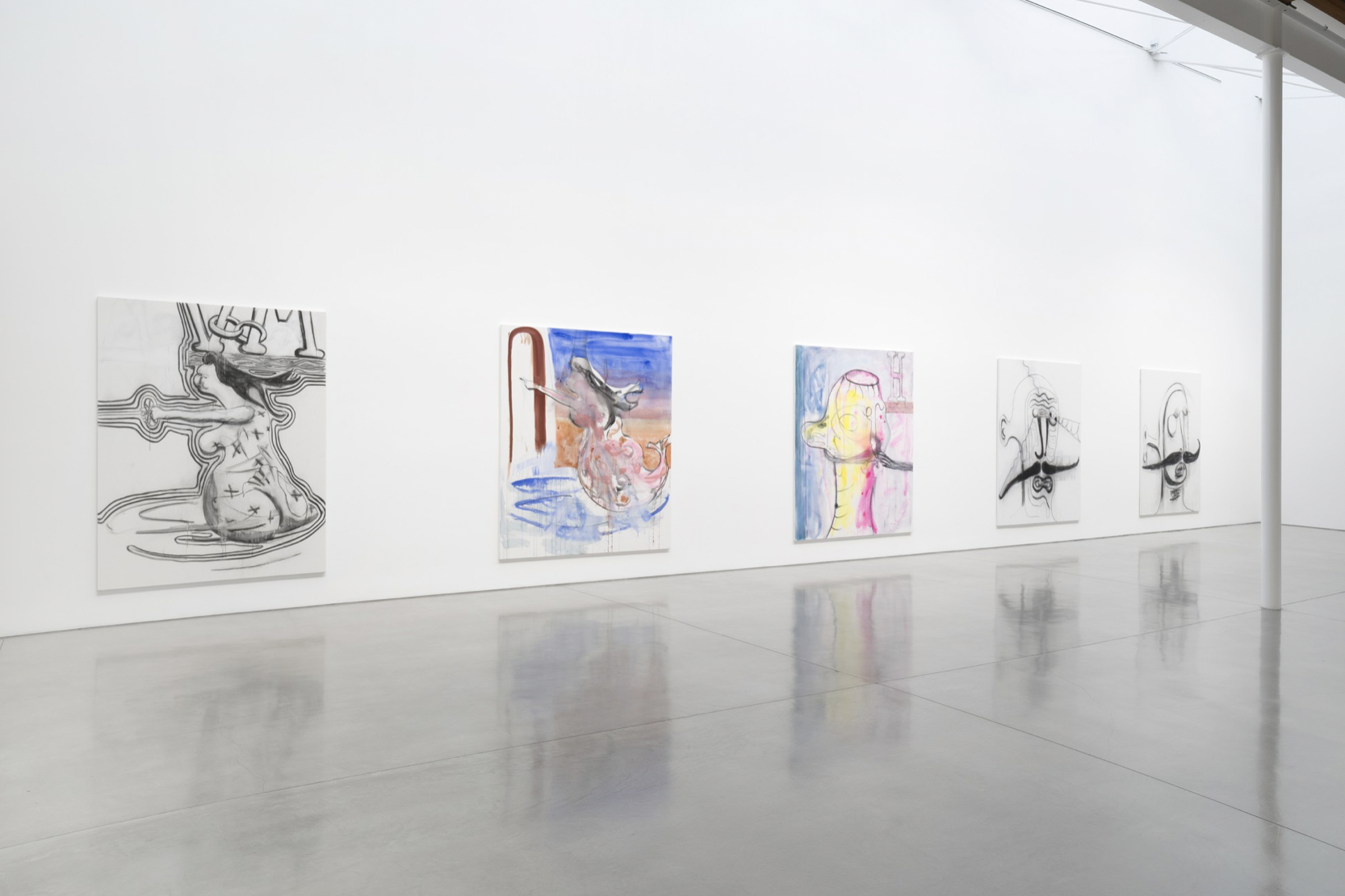 Albert Oehlen, Tramonto Spaventoso at Gagosian, photo 4