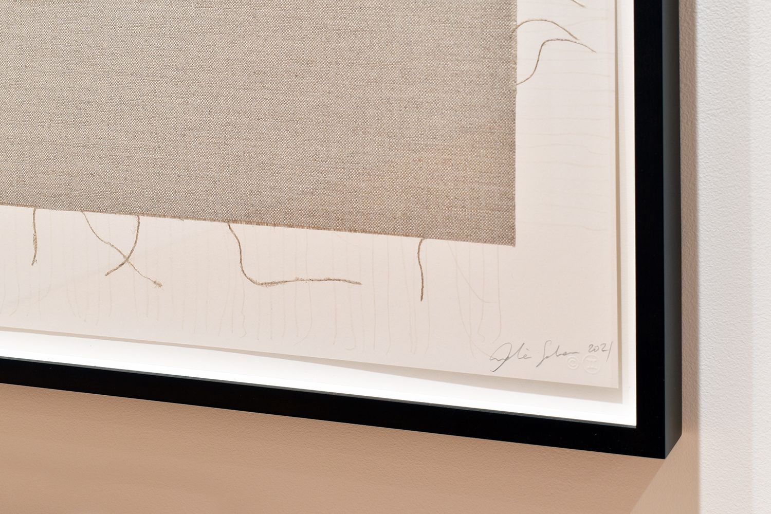 Analia Saban, Line to Thread to Wire to Cable to Line at Gemini G.E.L. at Joni Moisant Weyl, photo 12