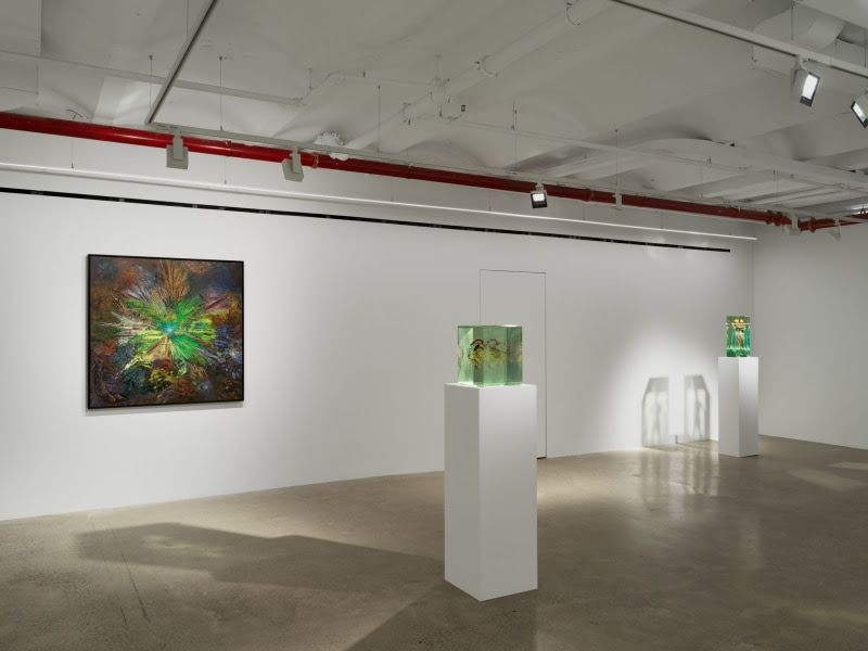Dustin Yellin, If a Bird's Nest Is Nature, What Is a House? at Almine Rech, photo 2