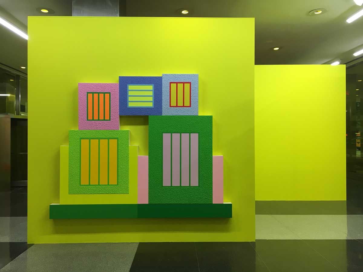 Peter Halley, New York, New York at Lever House, photo 3