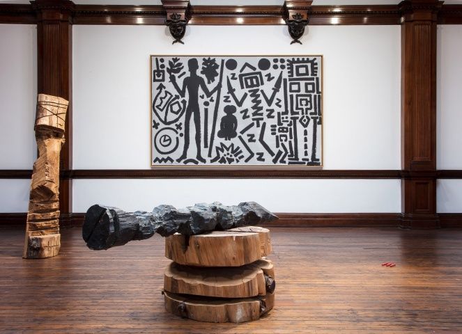 A.R. Penck, Paintings from the 1980s and Memorial to an Unknown East German Soldier at Michael Werner, photo 8
