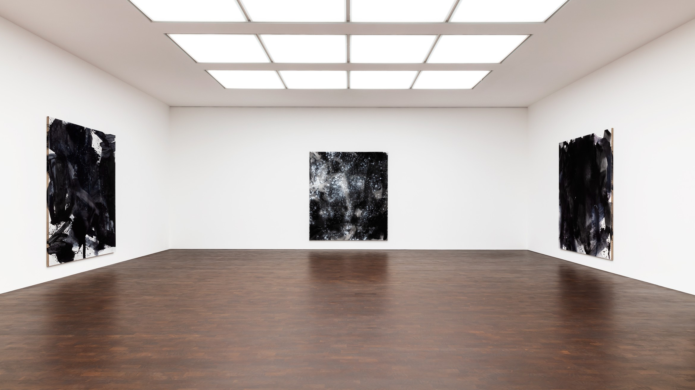 Mary Weatherford, Train Yards at Gagosian, photo 6