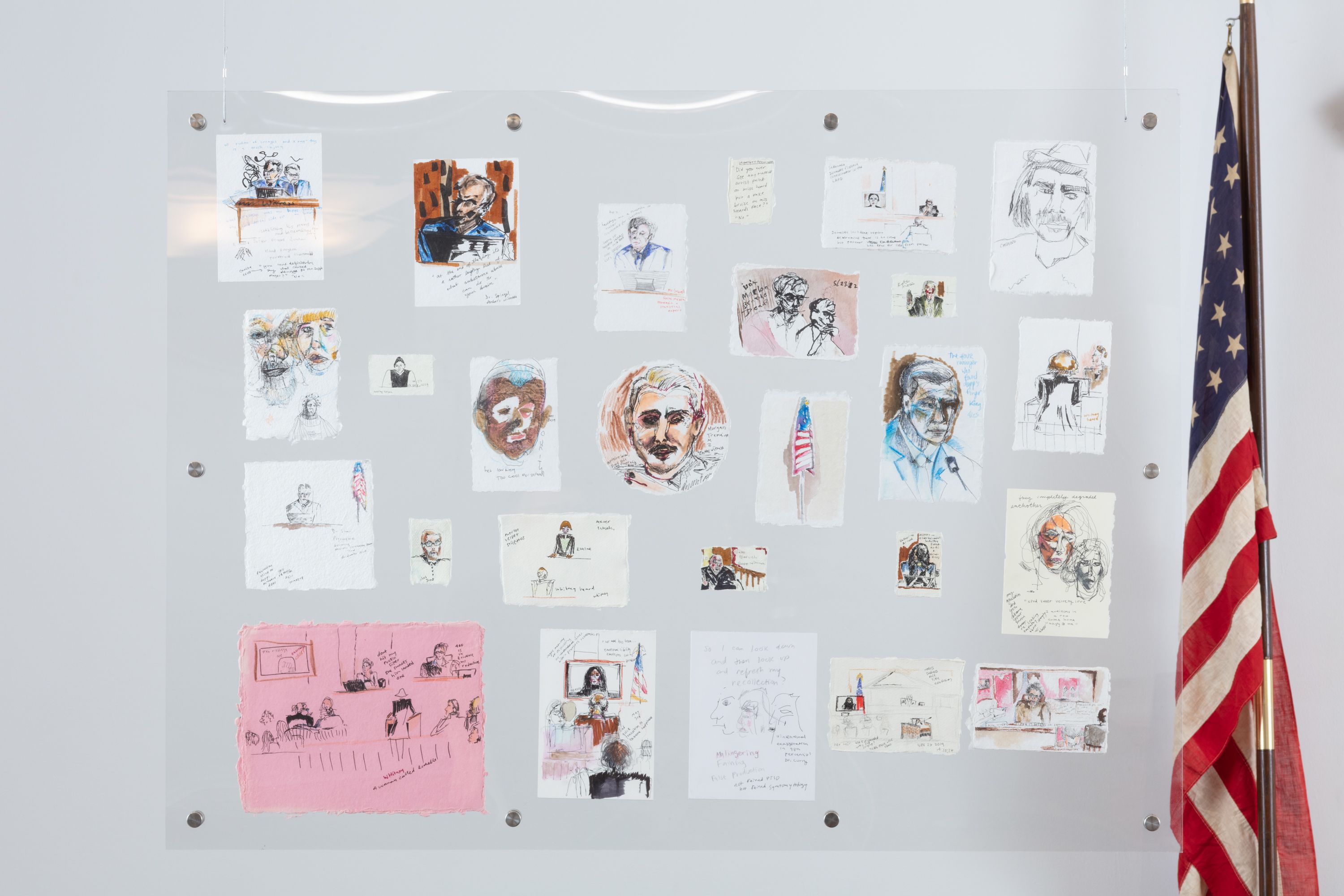 Isabelle Brourman, Virginia is for Lovers: The Official Courtroom Drawings from Depp v. Heard at Murmurs, photo 15