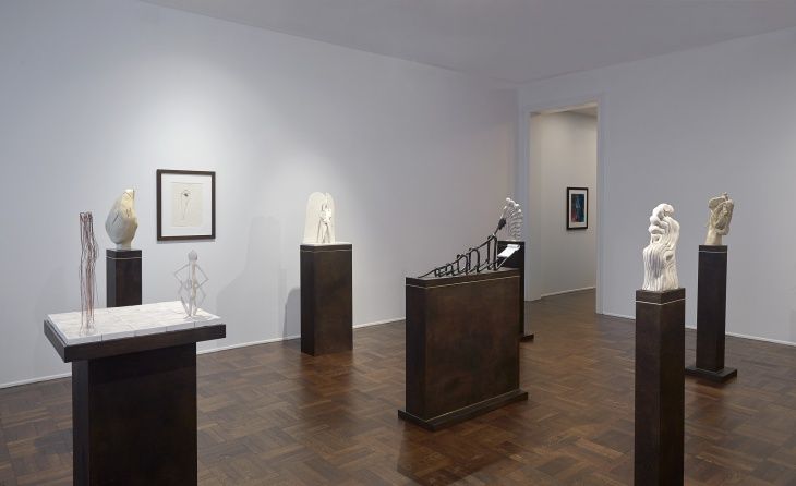 Enrico David, Enrico David at Michael Werner, photo 4