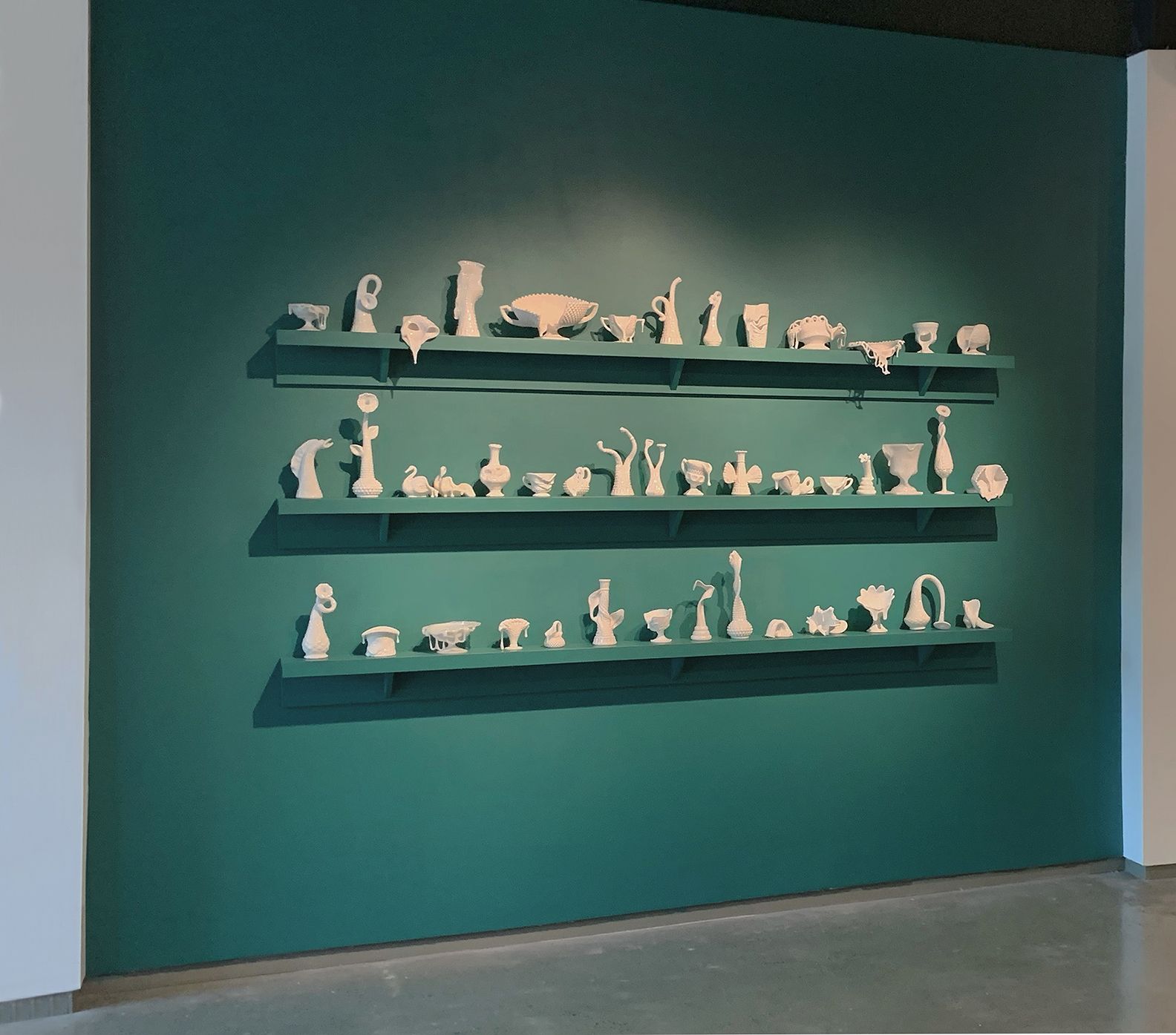 Amber Cowan, Gathering the Sky, Mining the Milk at Heller Gallery, photo 2