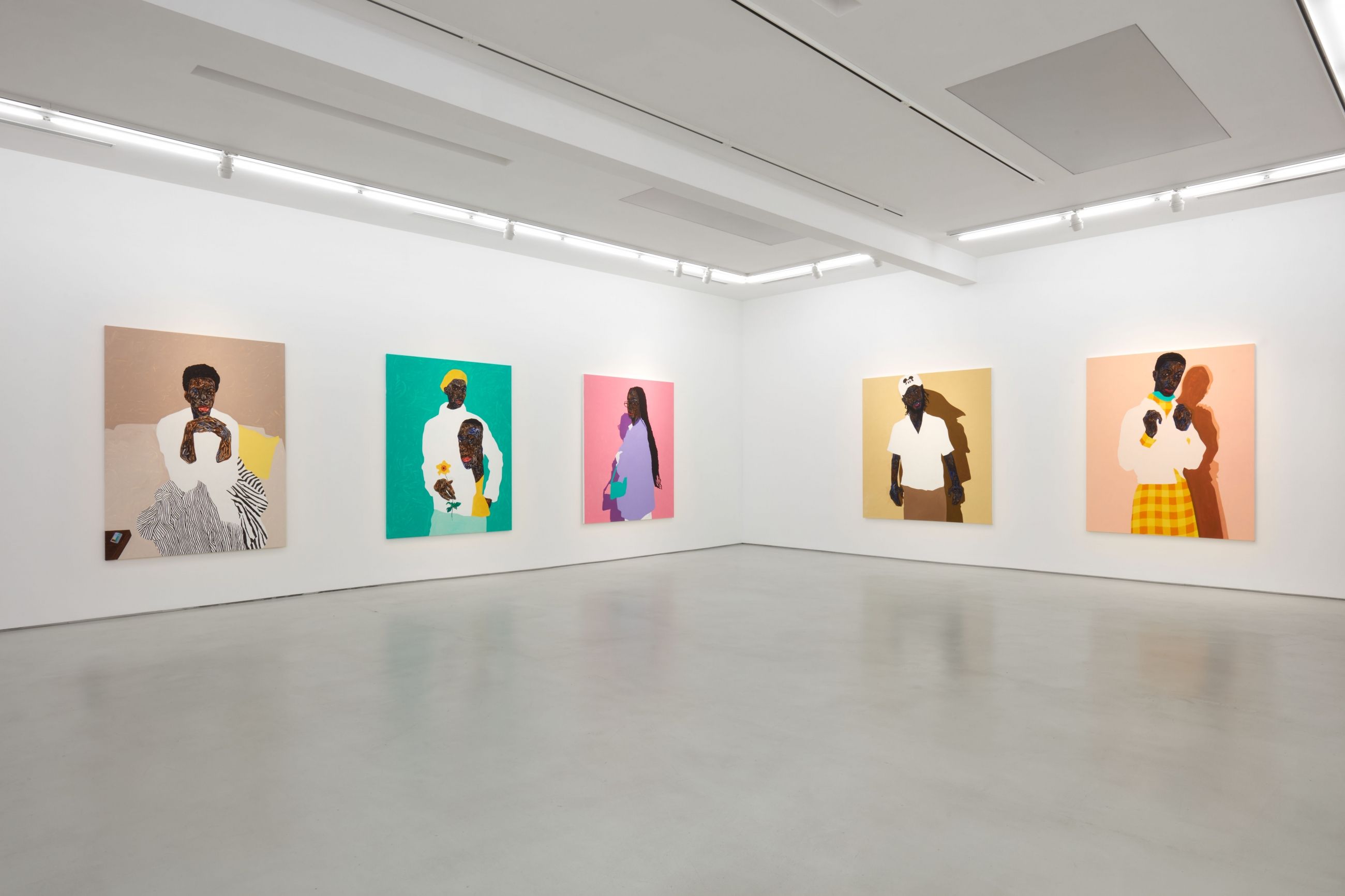 Amoako Boafo, Singular Duality: Me Can Make We at Roberts Projects, photo 6