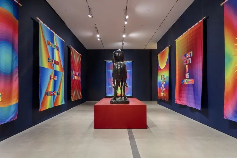 Jeffrey Gibson, The Space in Which to Place Me at The Broad, photo 5