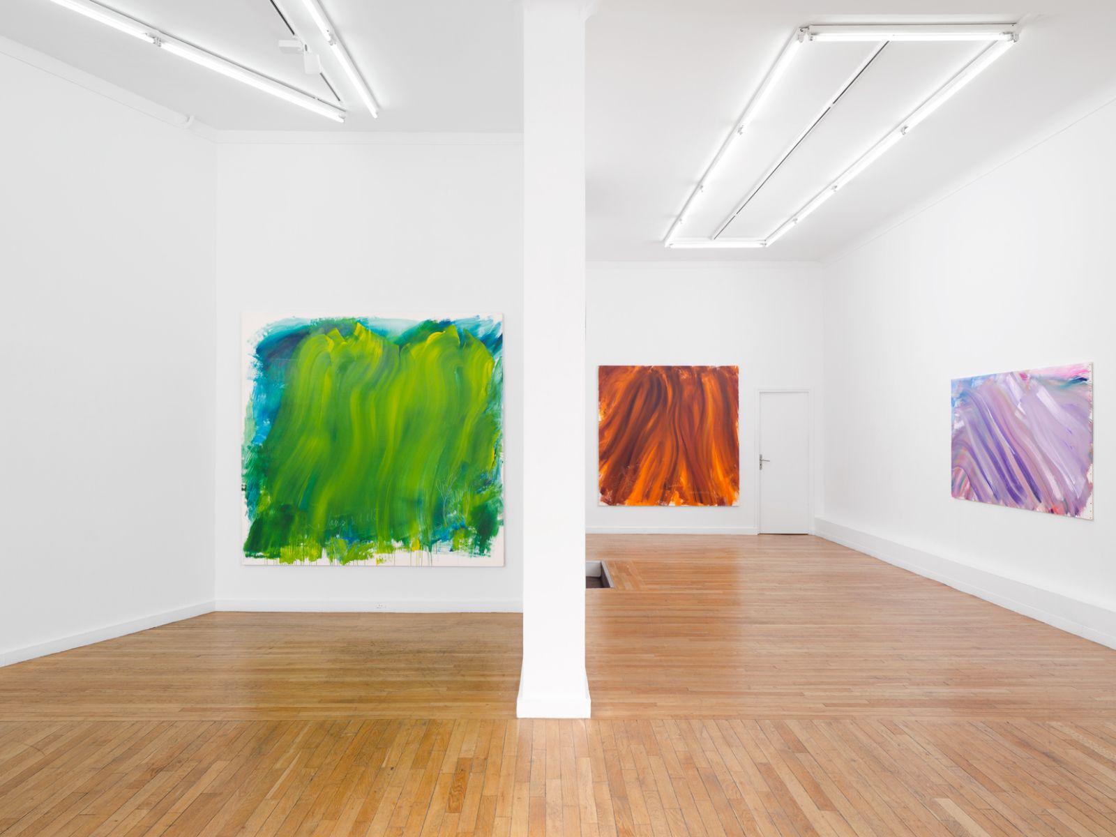 Jean Messagier, Les Portes du Printemps, Peintures 1990-1994 at Ceysson & Bénétière, photo 2