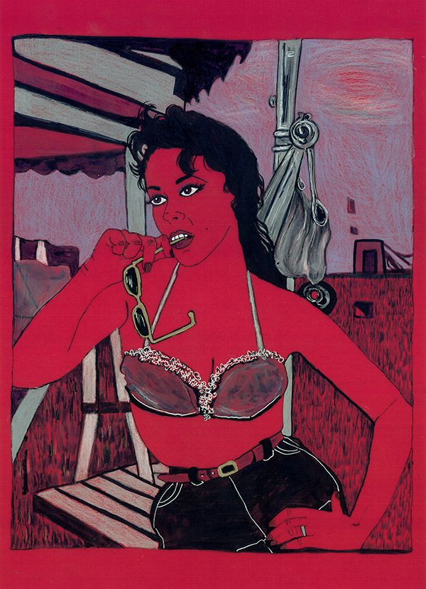 Kathe Burkhart, Drawings at Fierman, photo 2