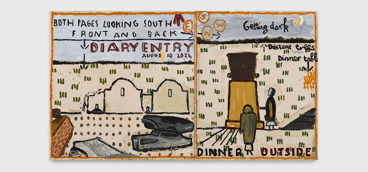 Rose Wylie, When Found Becomes Given at David Zwirner, photo 2