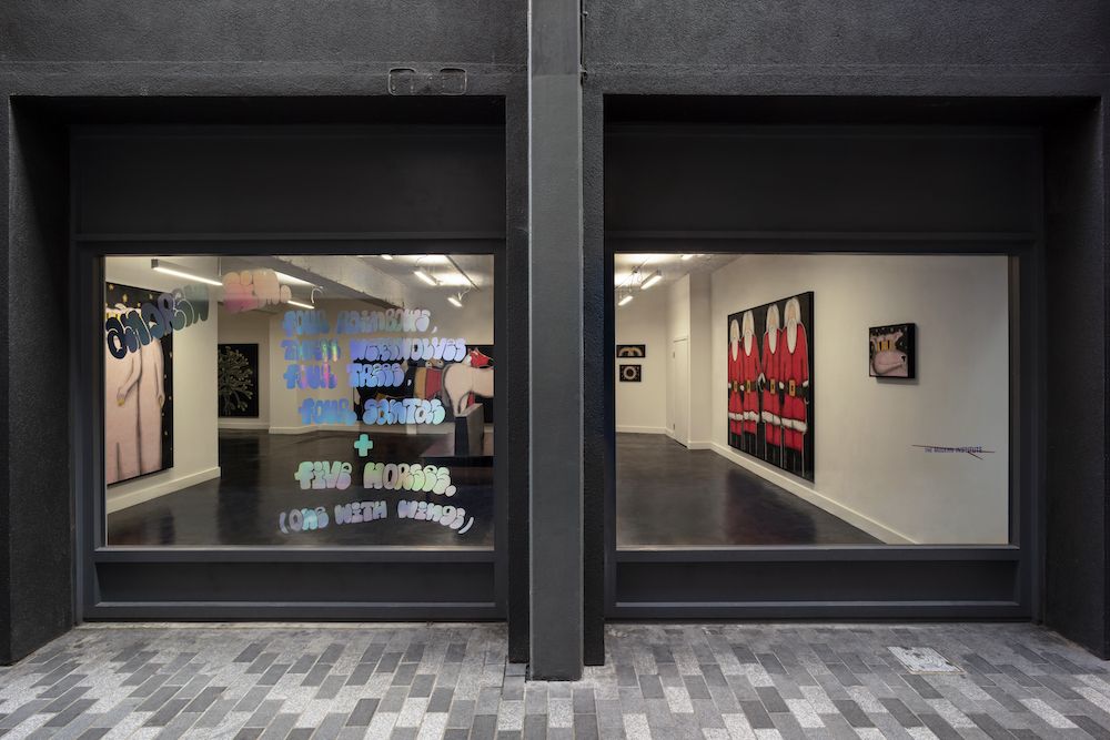 Andrew Sim, Four Rainbows, Three Werewolves, Four Trees, Four Santas & Five Horses (One With Wings) at Beyond The Modern Institute, photo 6