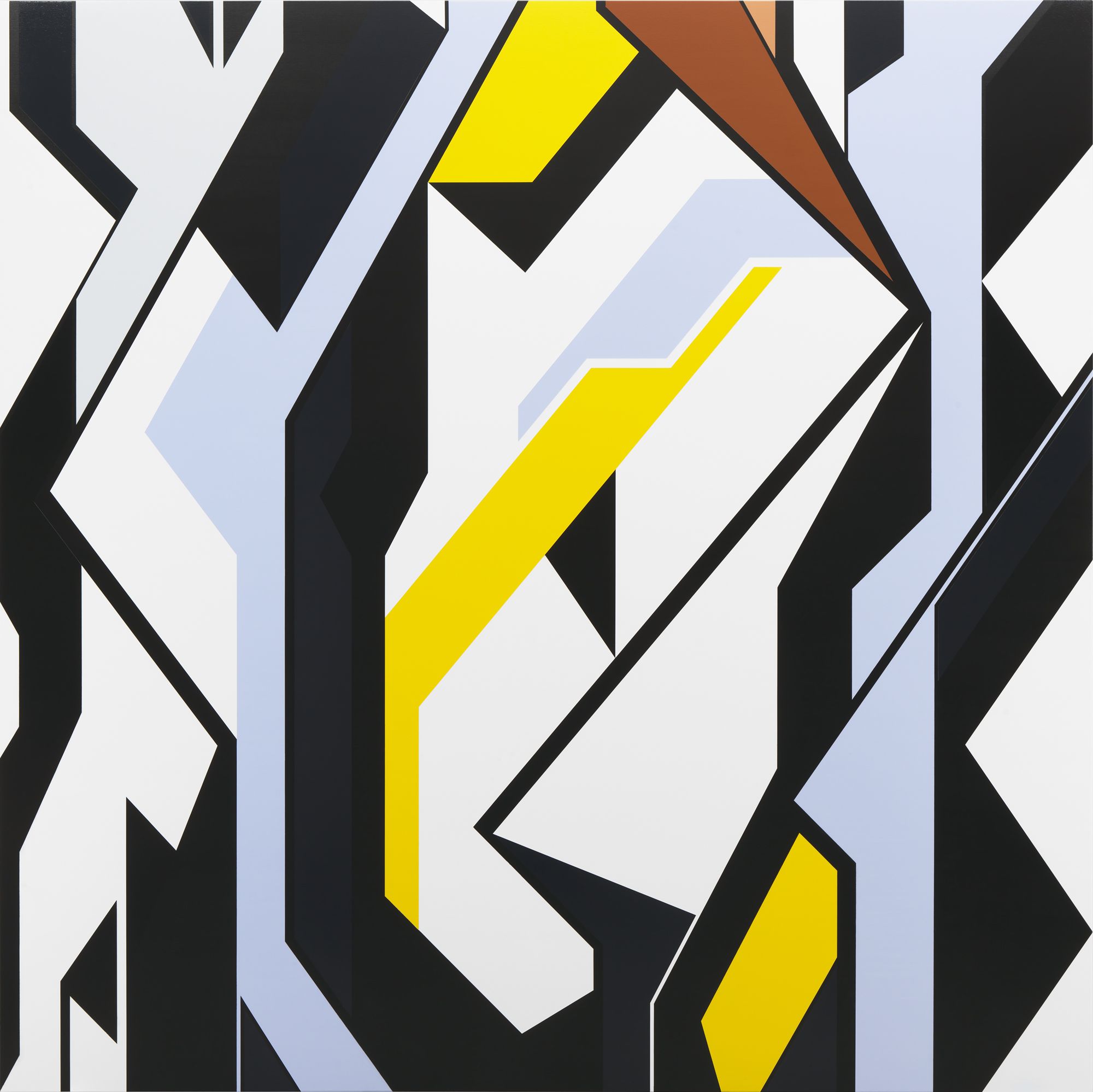 Sarah Morris, Finite and Infinite Games at Petzel, photo 2