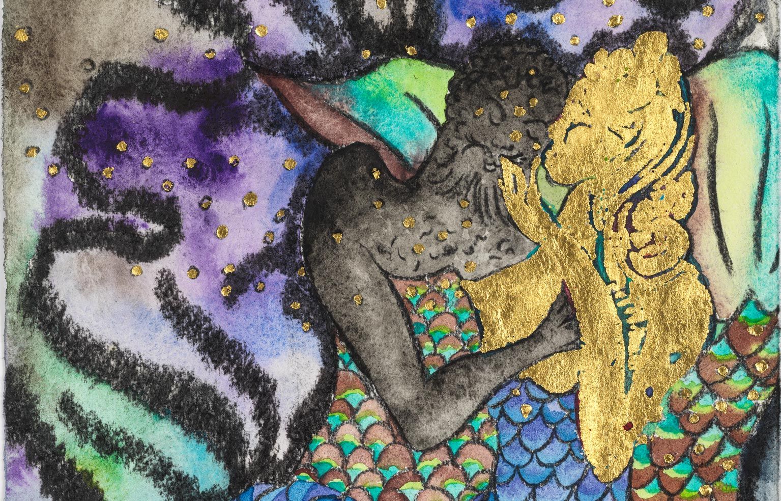 Chris Ofili, Dangerous Liaisons at David Zwirner, photo 2