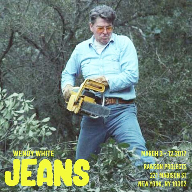 Wendy White, Jeans at Rawson Projects, photo 3