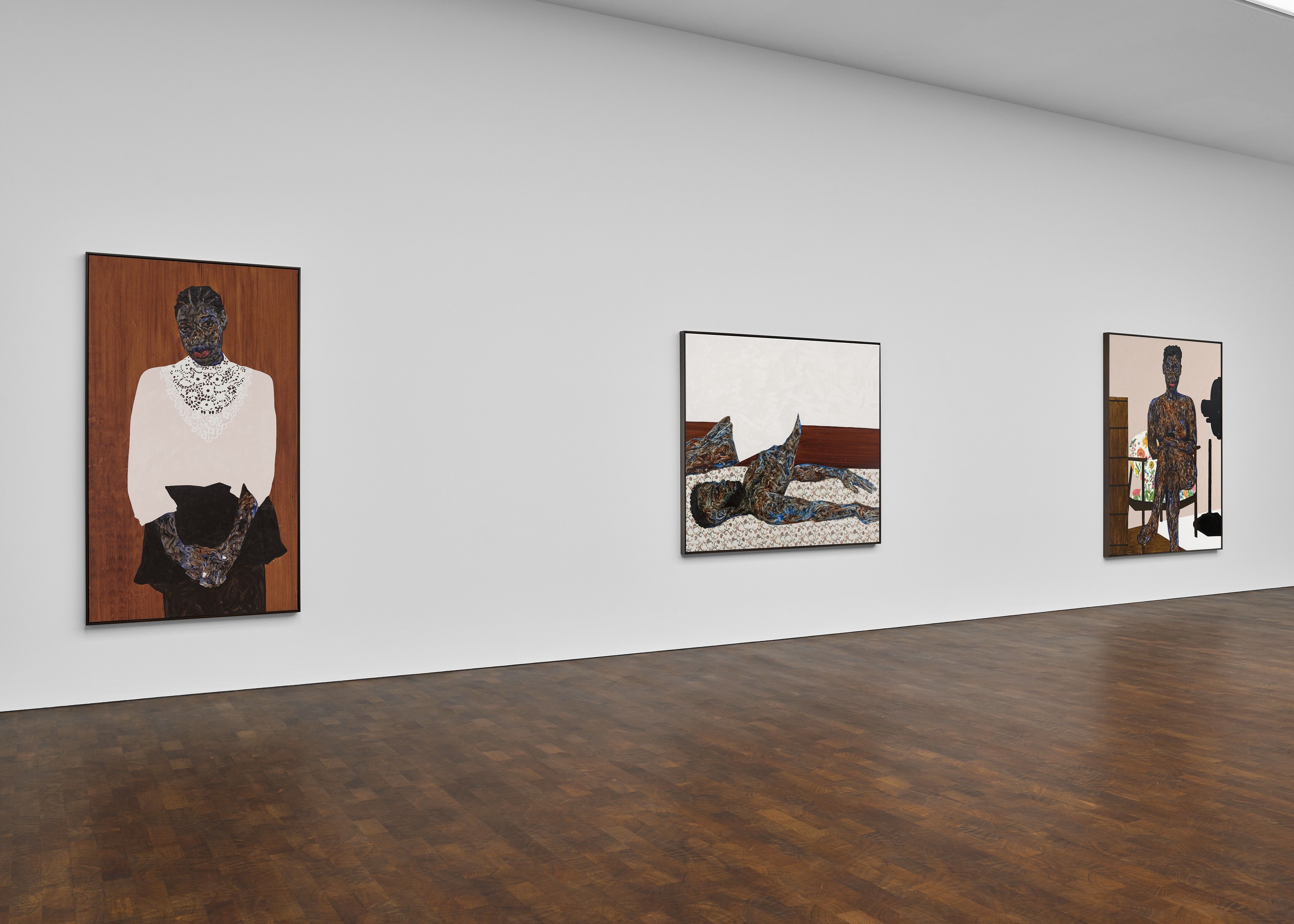 Amoako Boafo, I Do Not Come to You by Chance at Gagosian, photo 4