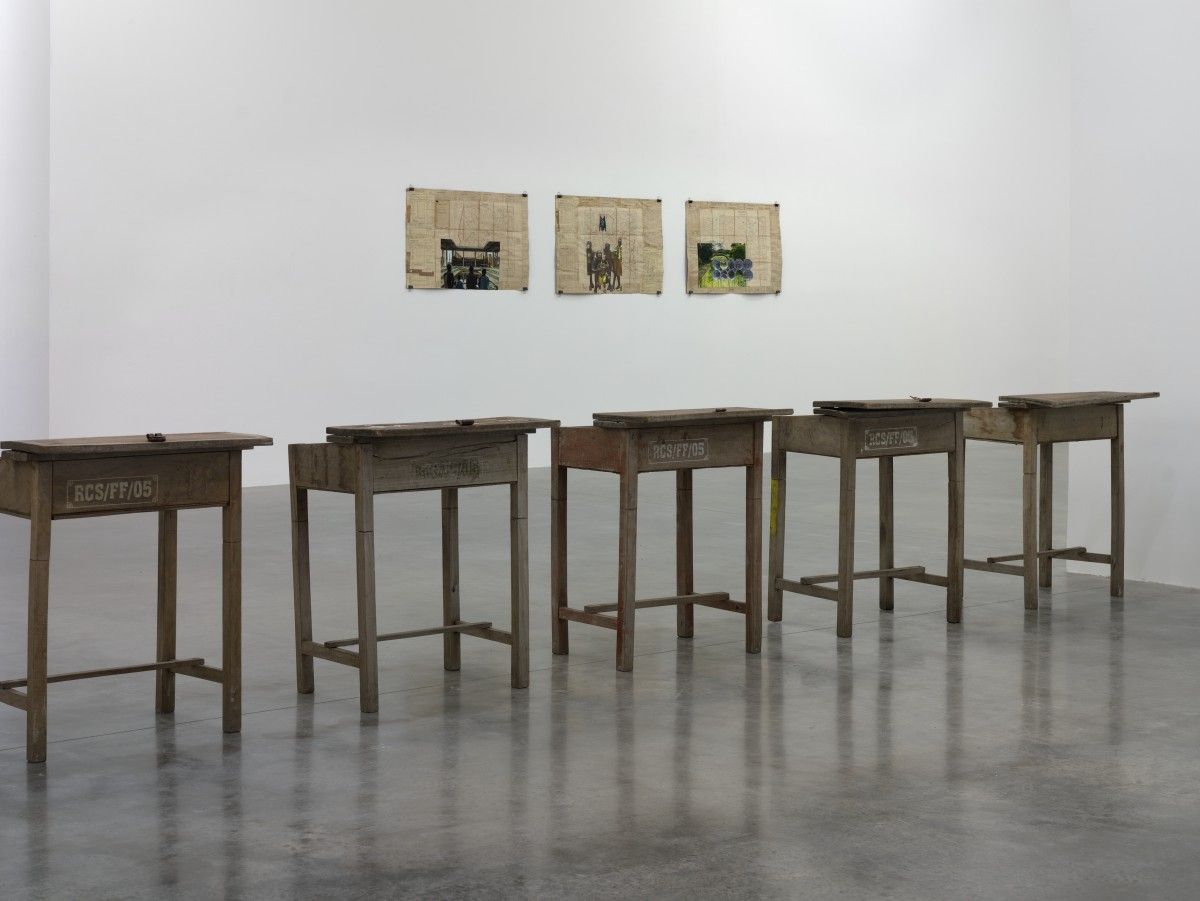 Ibrahim Mahama, Lazarus at White Cube, photo 7