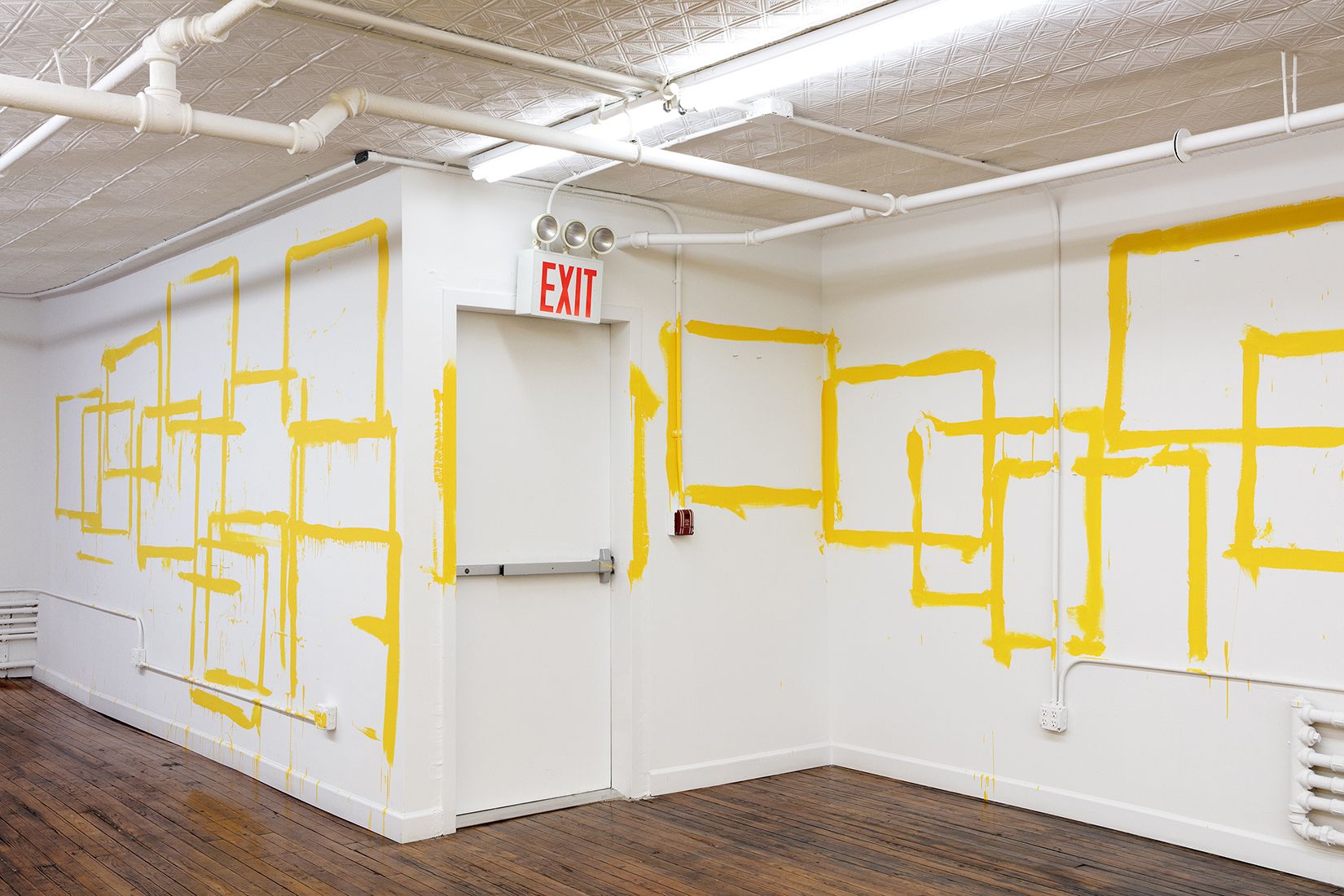 Claude Rutault, A Proposal to Peter Nadin, 1979; realized 2022 at Off Paradise, photo 5