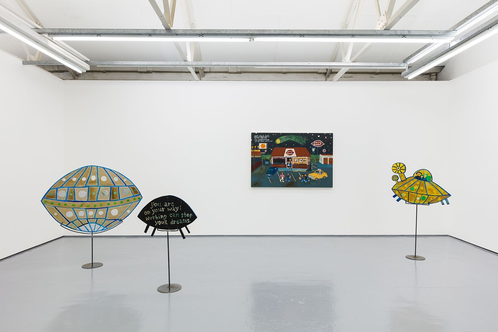 Esther Pearl Watson, Mothership at Maureen Paley, photo 2