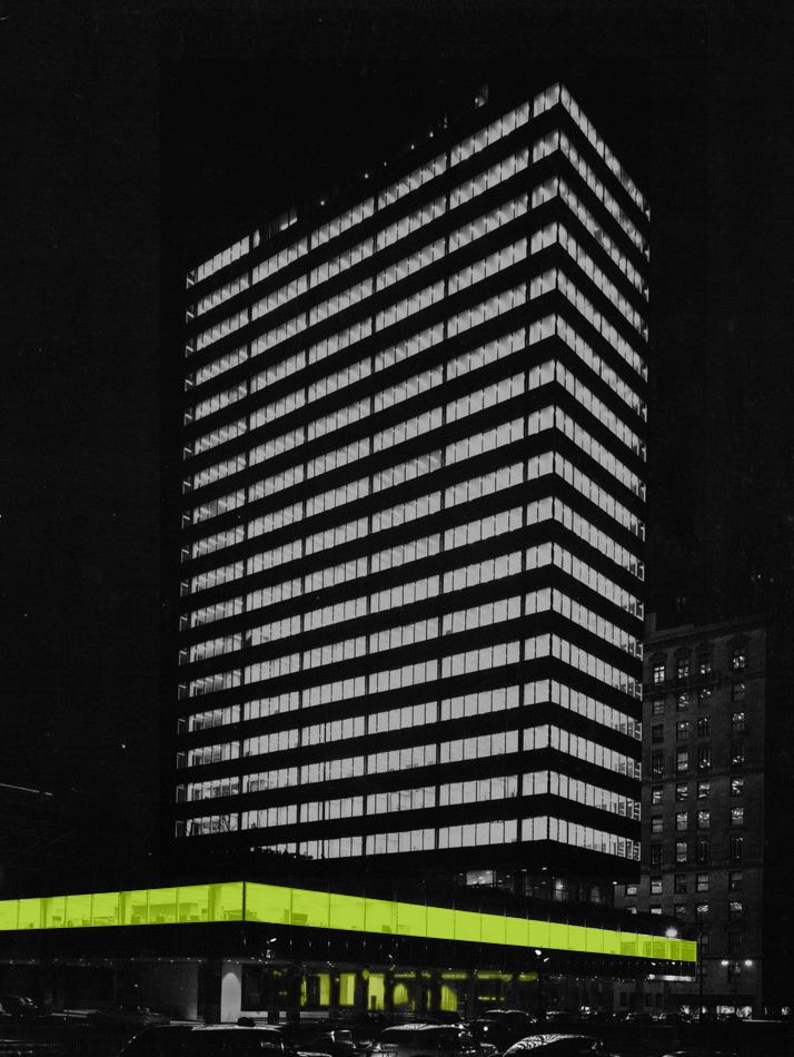 Peter Halley, New York, New York at Lever House, photo 5