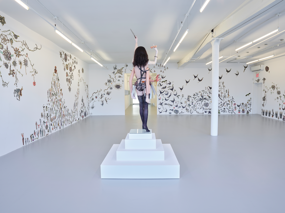 Mary Beth Edelson, The Devil Giving Birth To The Patriarchy at David Lewis, photo 4