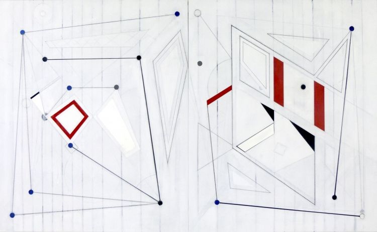 David Goerk, Paul Pagk, Marjorie Welish, Goerk, Pagk, Welish at Art 3, photo 9