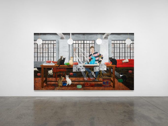 Hernan Bas, The Conceptualists at Victoria Miro, photo 2