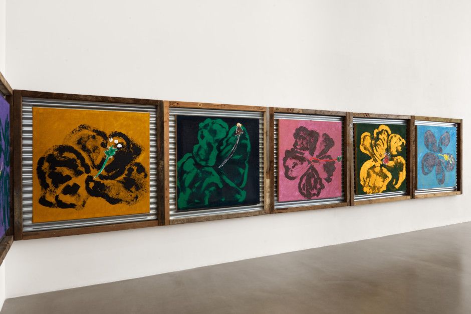 Alvaro Barrington, Wave Your Flags II at Sadie Coles, photo 3