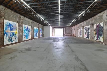 Mary Weatherford, Red Hook at Brennan & Griffin: Red Hook, photo 8