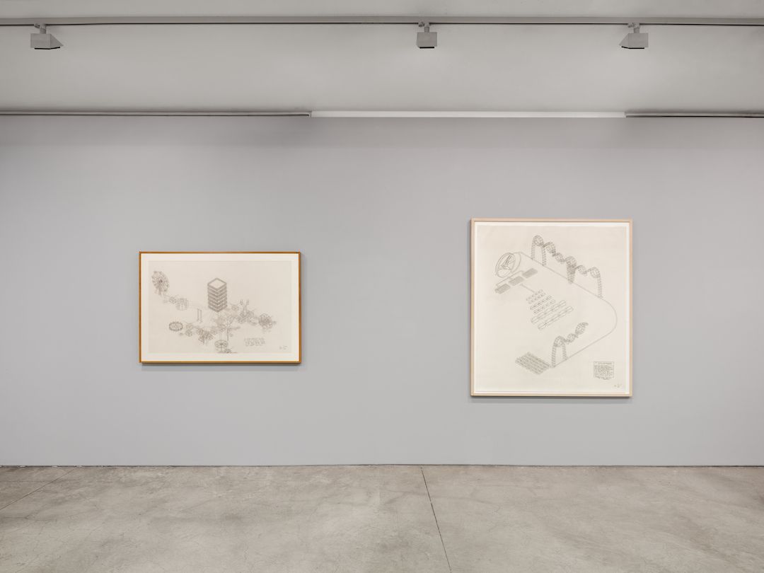 Alice Aycock, Works on Paper at Marlborough, photo 2