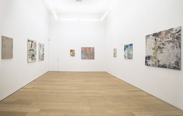 Lucas Ajemian, Laundered Paintings at Marlborough, photo 2