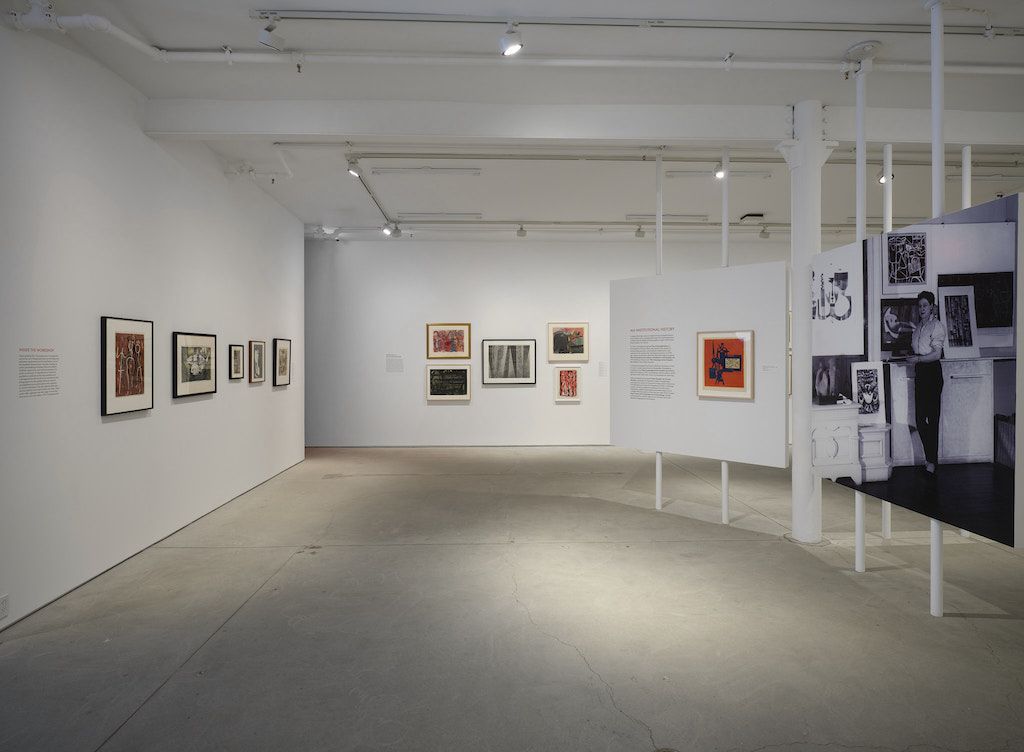 A Model Workshop: Margaret Lowengrund and the Contemporaries, A Model Workshop: Margaret Lowengrund and the Contemporaries at Print Center New York, photo 26