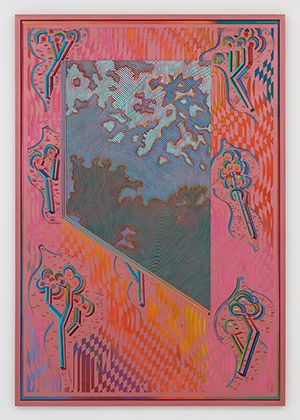 Zach Harris, Purple Cloud at Perrotin, photo 2