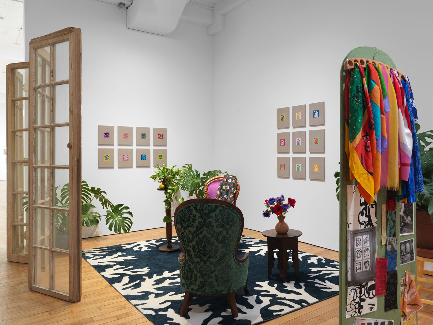 Elaine Reichek, Material Girl at Marinaro, photo 8