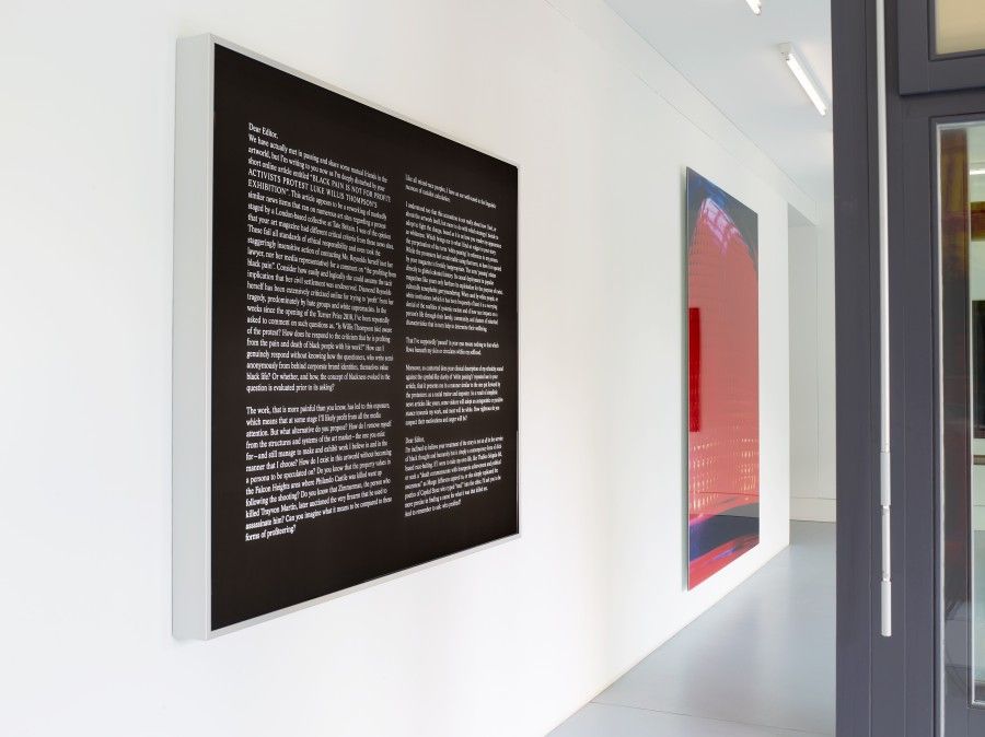 Luke Willis Thompson, Adjacency at Nagel Draxler Kabinett, photo 2