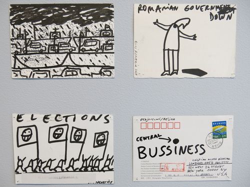 Dan Perjovschi, Back To Back at Lombard Freid Gallery, photo 7