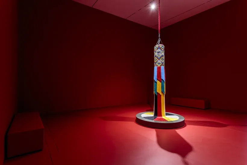 Jeffrey Gibson, The Space in Which to Place Me at The Broad, photo 7