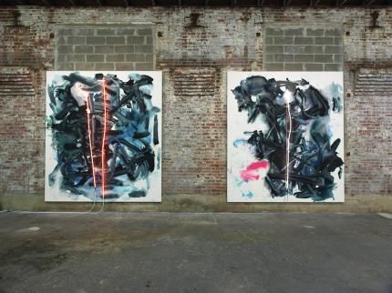 Mary Weatherford, Red Hook at Brennan & Griffin: Red Hook, photo 3