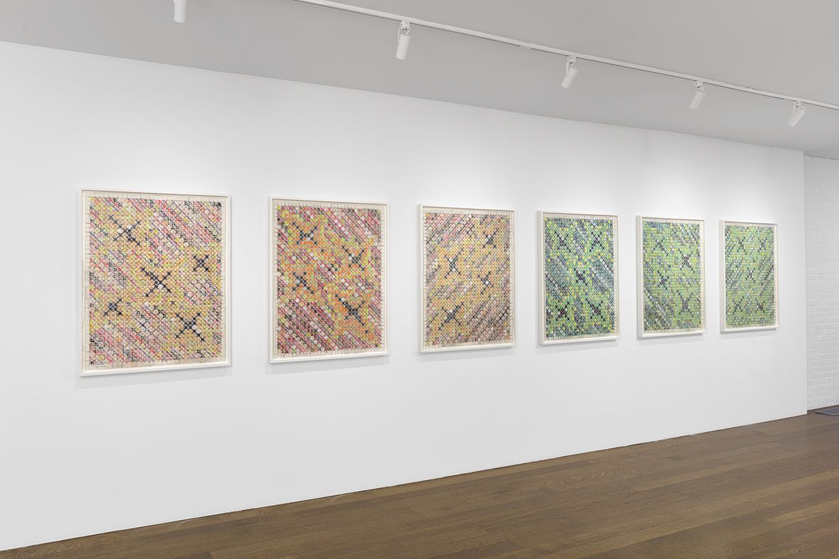 Ding Yi, Lightscapes at Timothy Taylor, photo 3