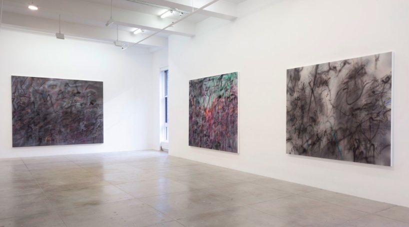 Julie Mehretu, Hoodnyx, Voodoo and Stelae at Marian Goodman, photo 2